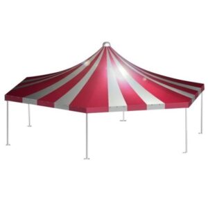 Pagode - ZESHOEK - Rood/Zilver (5m)