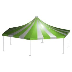 Pagode - ZESHOEK - Groen/Zilver (5m)