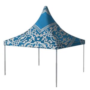 Pagode 5x5 - Blauw/Zilver (TRIBAL)